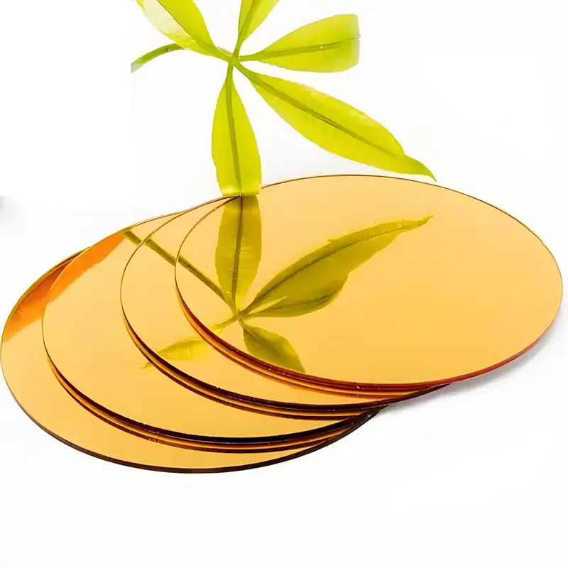 Zlatá zrcadlová akrylová deska